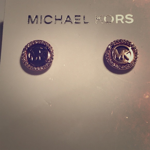 Michael Kors Jewelry - Michael kors rose gold colored earrings!