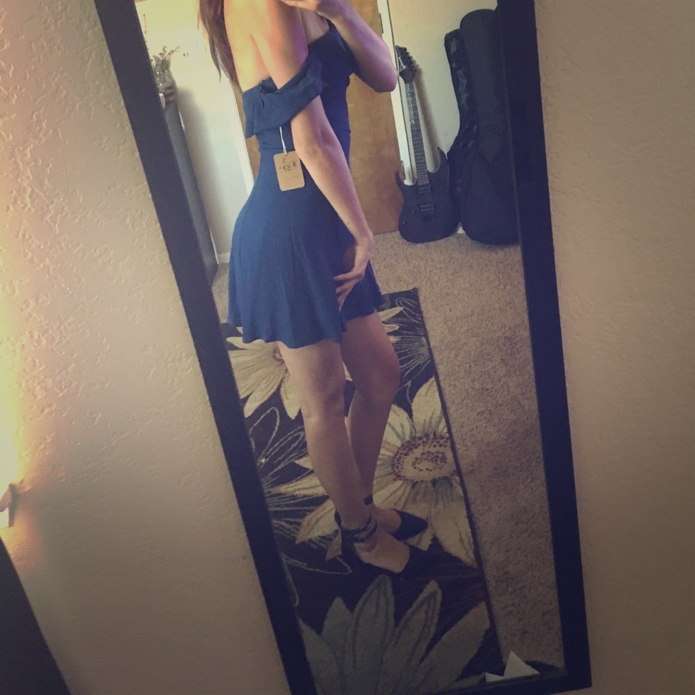 Beautiful deep blue dress