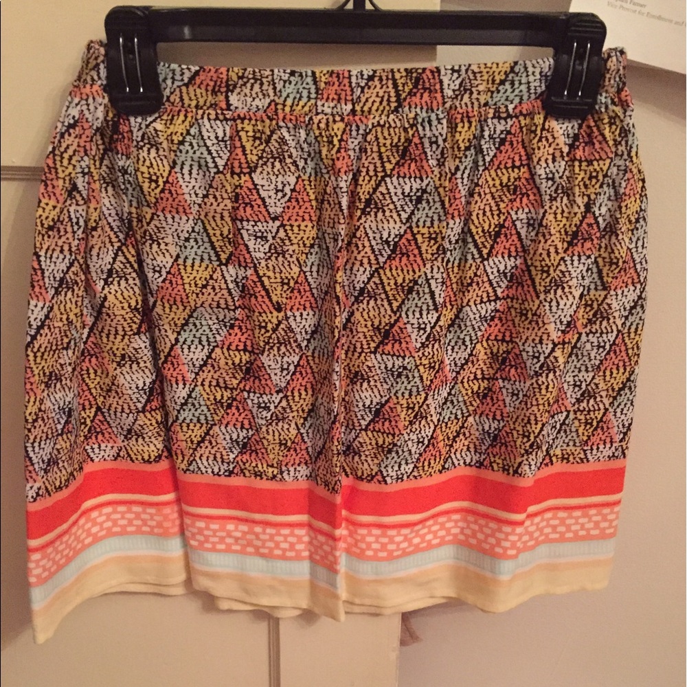 Colorful patterned ella moss skirt!