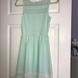 Mint lace dress