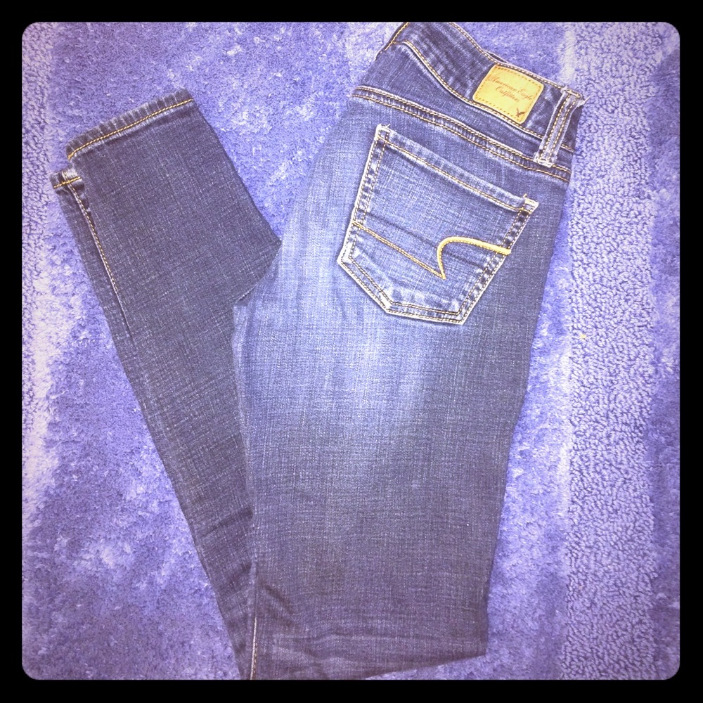 American Eagle stretch jeggings. Size 0 regular