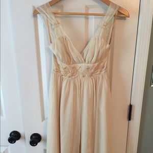 Miss Me Cream Embellished Dress