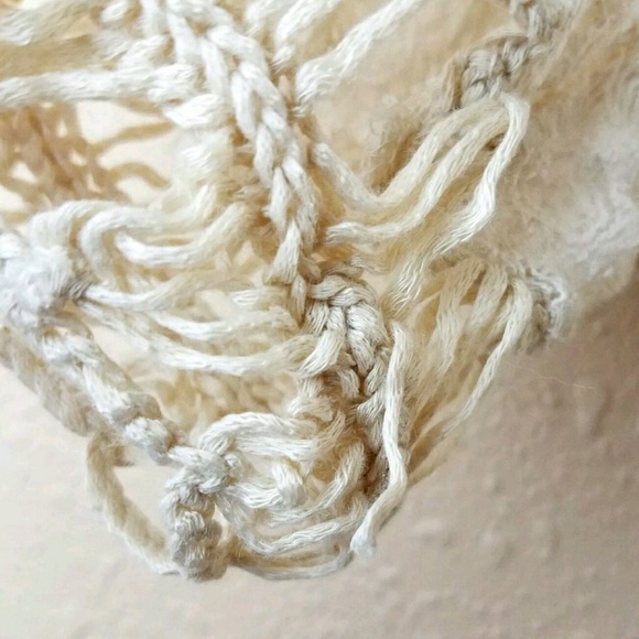 Umgee Crochet Lace Boho Vneck Slochy Top M - Picture 4 of 8