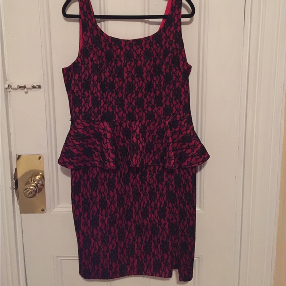 Rebel Wilson Lace Peplum Dress - Picture 2 of 7