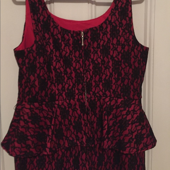 Rebel Wilson Lace Peplum Dress - Picture 4 of 7