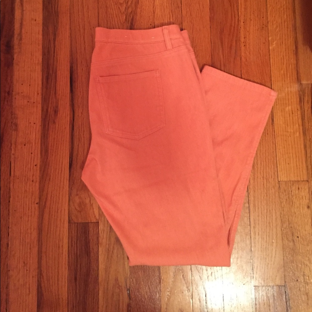 Uniqlo Coral Capris with Heattech