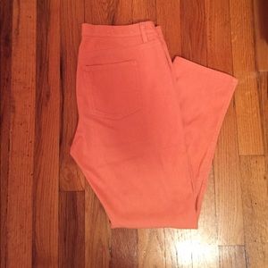Uniqlo Coral Capris with Heattech