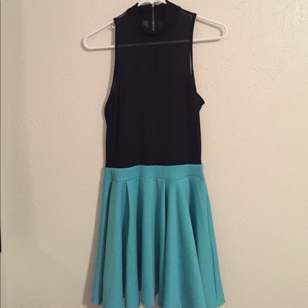 Blue & black Forever 21 Dress Like New