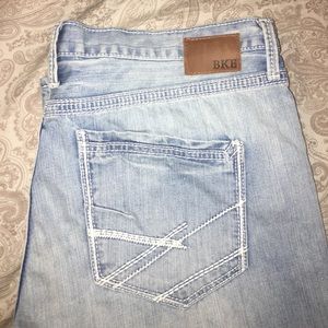 Men's Buckle Jeans
