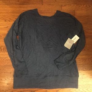 NWT - Athleta Soft Pullover - Navy - Size XL