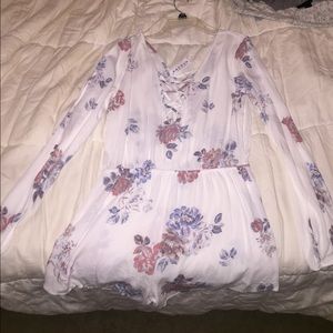pacsun floral romper