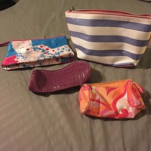 Cosmetic bag bundle.