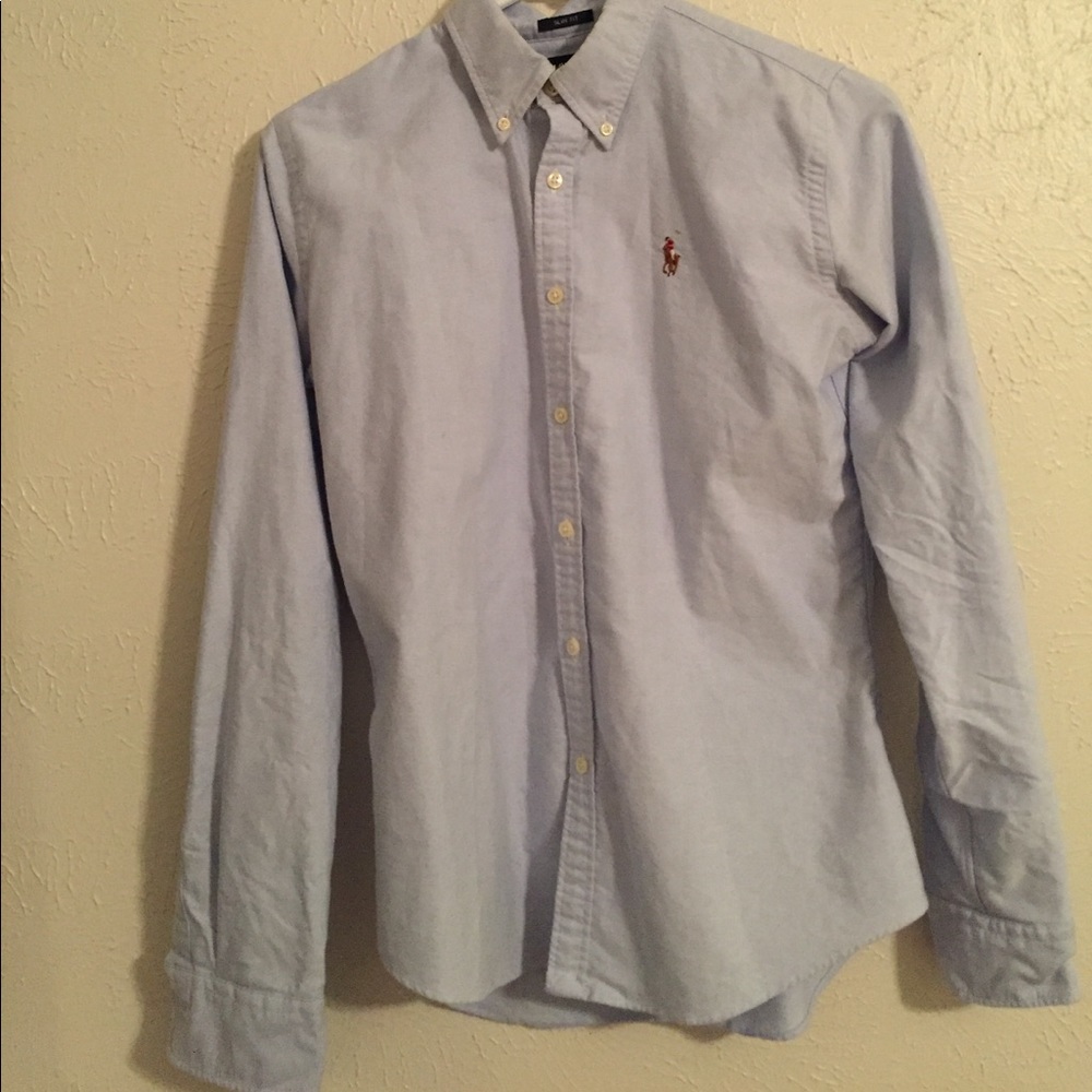 Ralph Lauren Sport Slim Fit Button Down Women 6