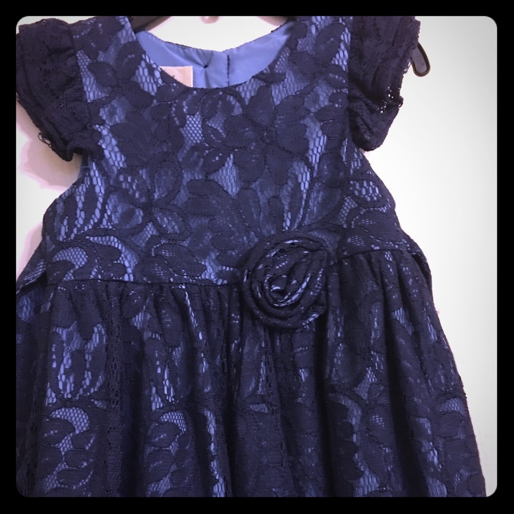 Toddler Dress Navy Blue