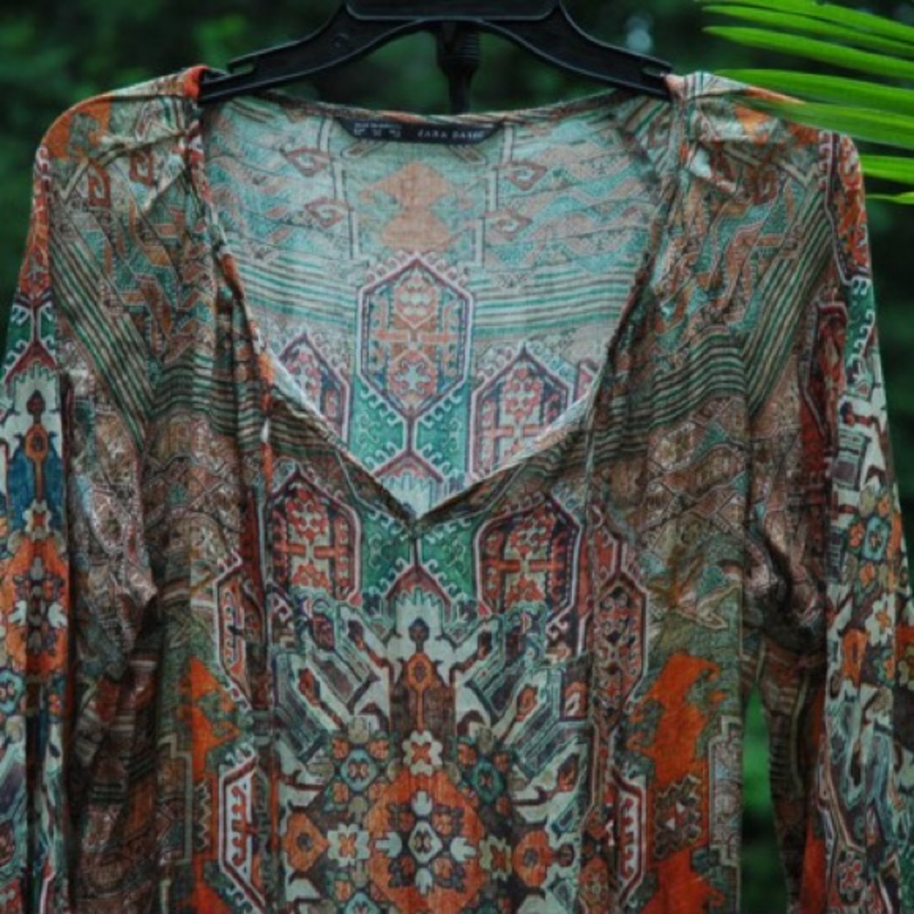 Tribal print dress