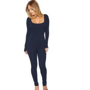 NWOT  navy blue naked wardrobe jumpsuit