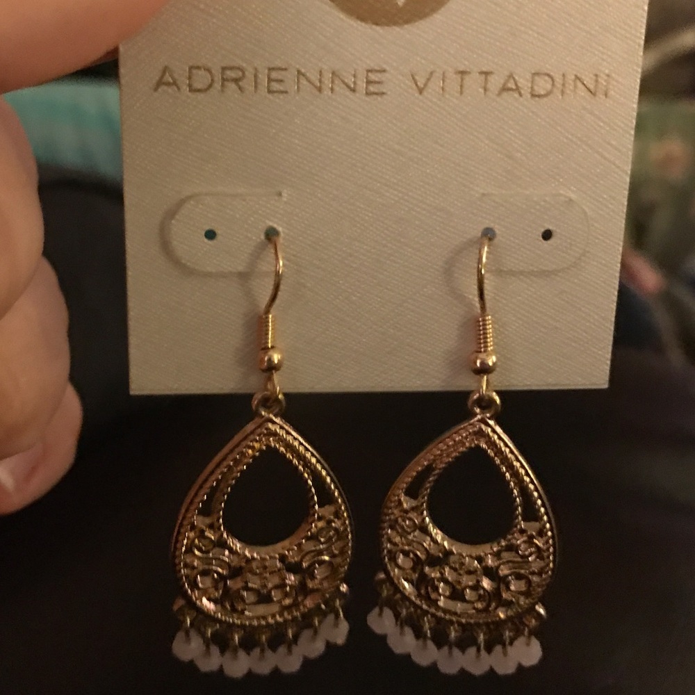 Beautiful gold dangle earrings