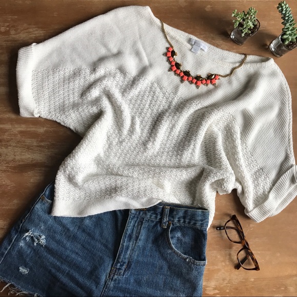 New York & Company Sweaters - • Short Sleeved Sweater •