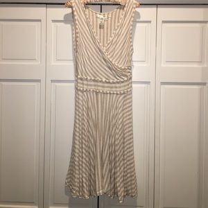 Striped Sleeveless Knit Dress