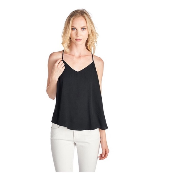 Alice blue Black camisole - Picture 2 of 3