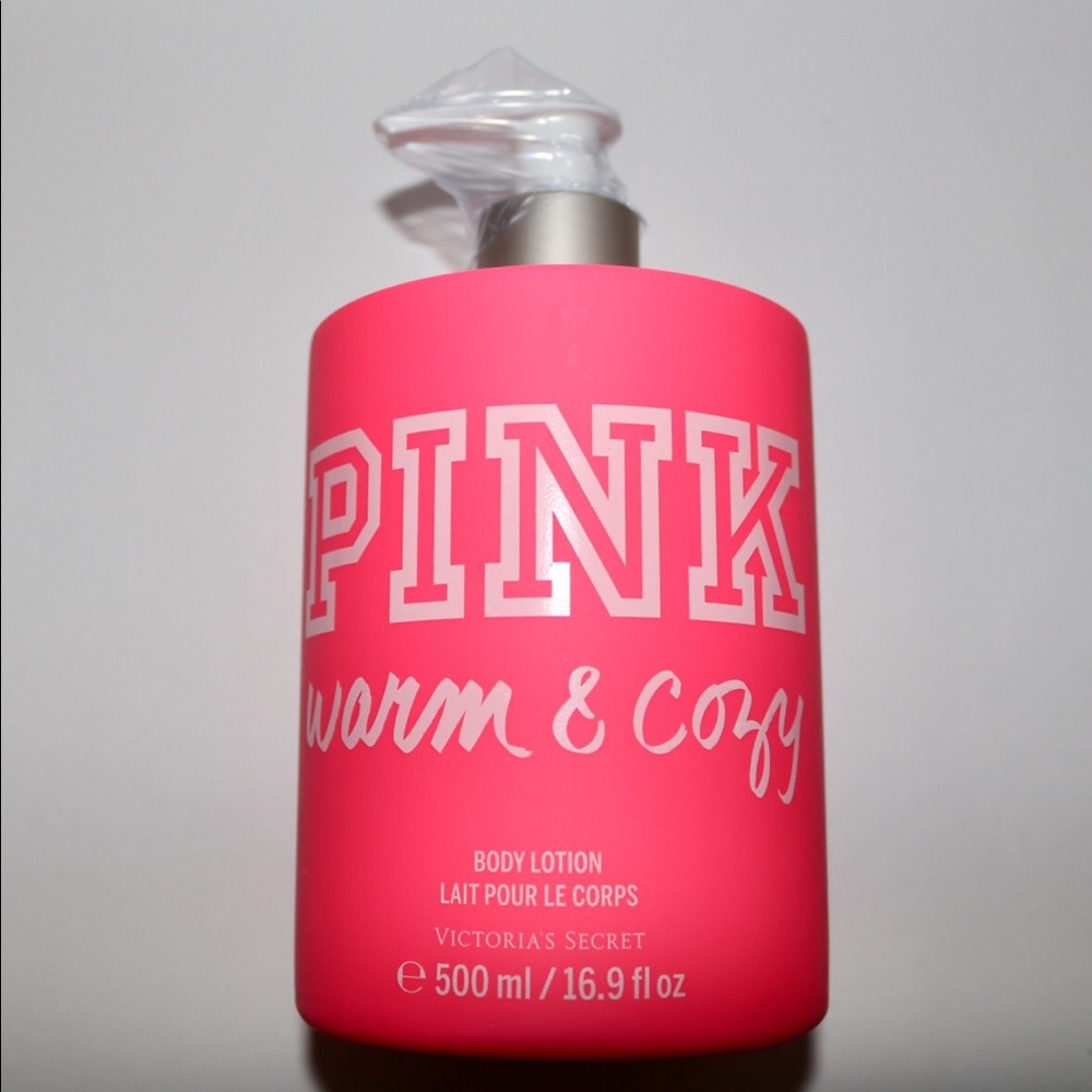 NEW PINK warm & cozy body lotion!