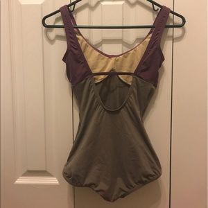 Multi color ballet leotard