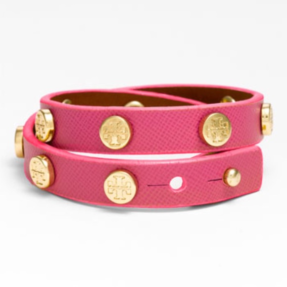 Tory burch double wrap logo stud bracelet (SOLD) - Picture 2 of 5