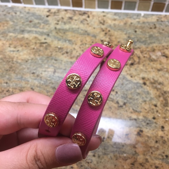 Tory Burch Jewelry - Tory burch double wrap logo stud bracelet (SOLD)