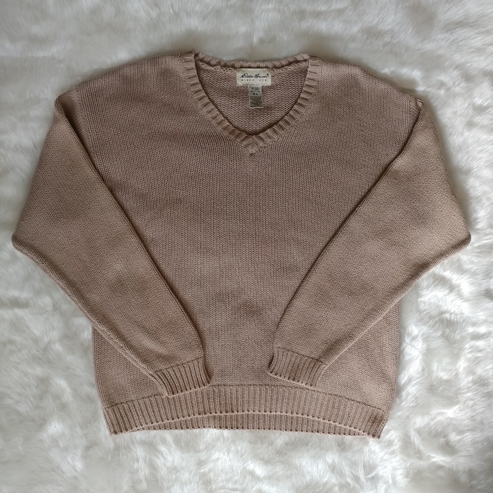 Eddie Bauer Tan Sweater