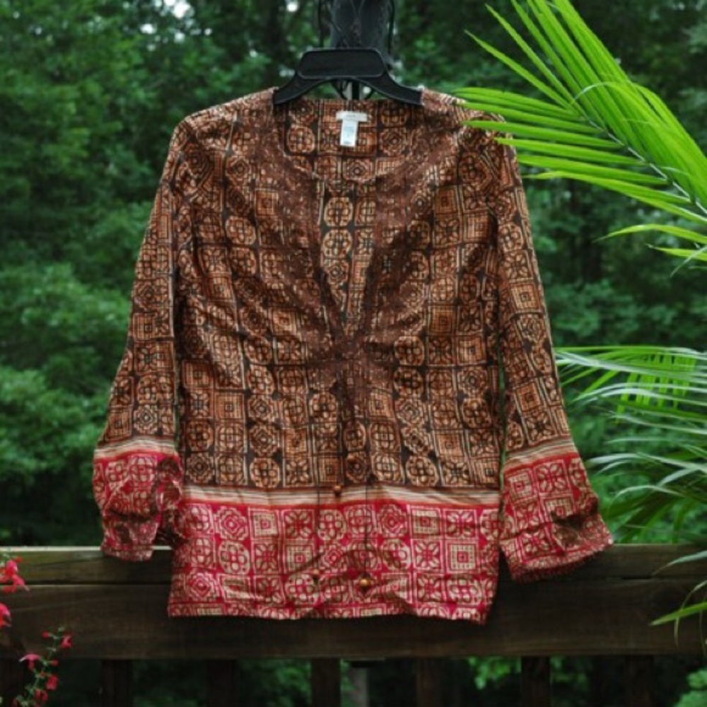 Tribal print blouse