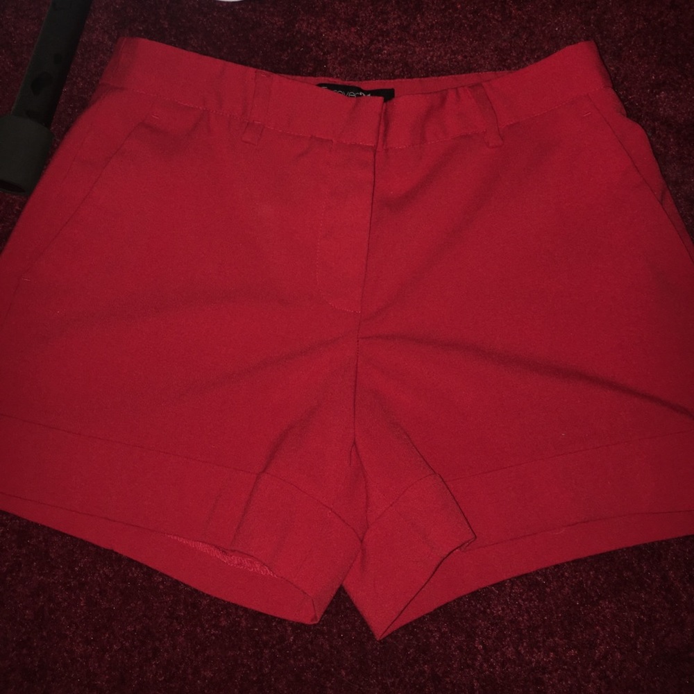 Red Forever 21 Shorts