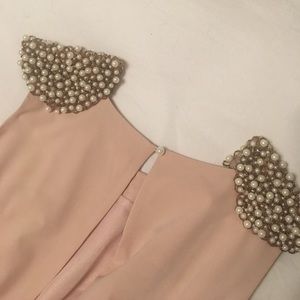 Ark & co. | Blush open back cocktail dress