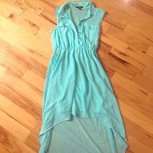Hi Low Mint Green Summer Dress!