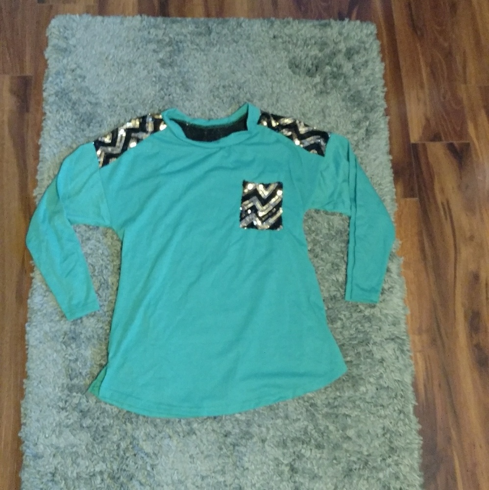 (3/$15) Sequin Shirt
