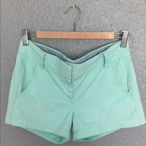 Mint J.Crew 3 inch chino shorts