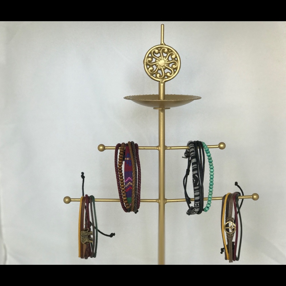 Gold Jewelry Stand