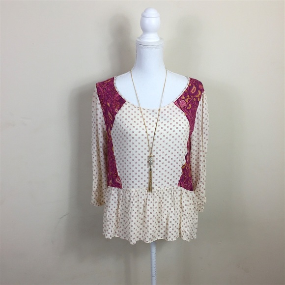 Free People Tops - {Free People} Boho Peasant Top