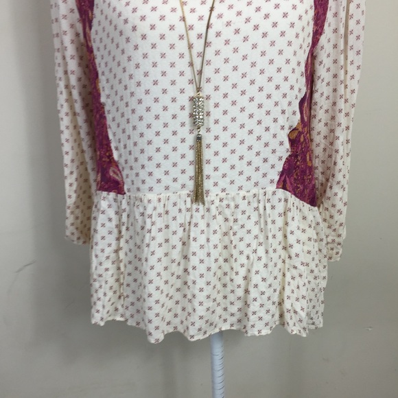 {Free People} Boho Peasant Top - Picture 2 of 7