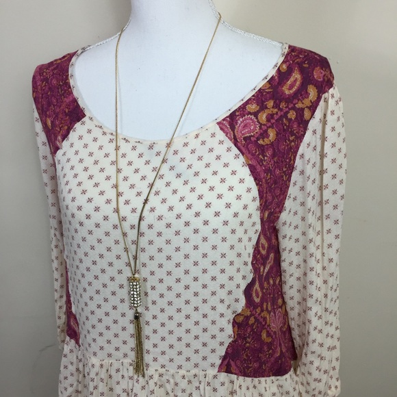 {Free People} Boho Peasant Top - Picture 3 of 7