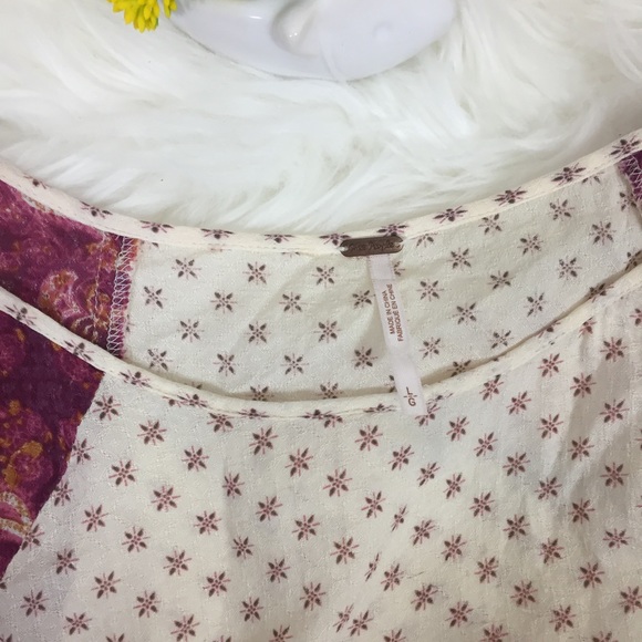 {Free People} Boho Peasant Top - Picture 6 of 7