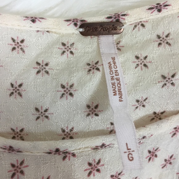 {Free People} Boho Peasant Top - Picture 7 of 7