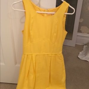 J Crew yellow summer dress