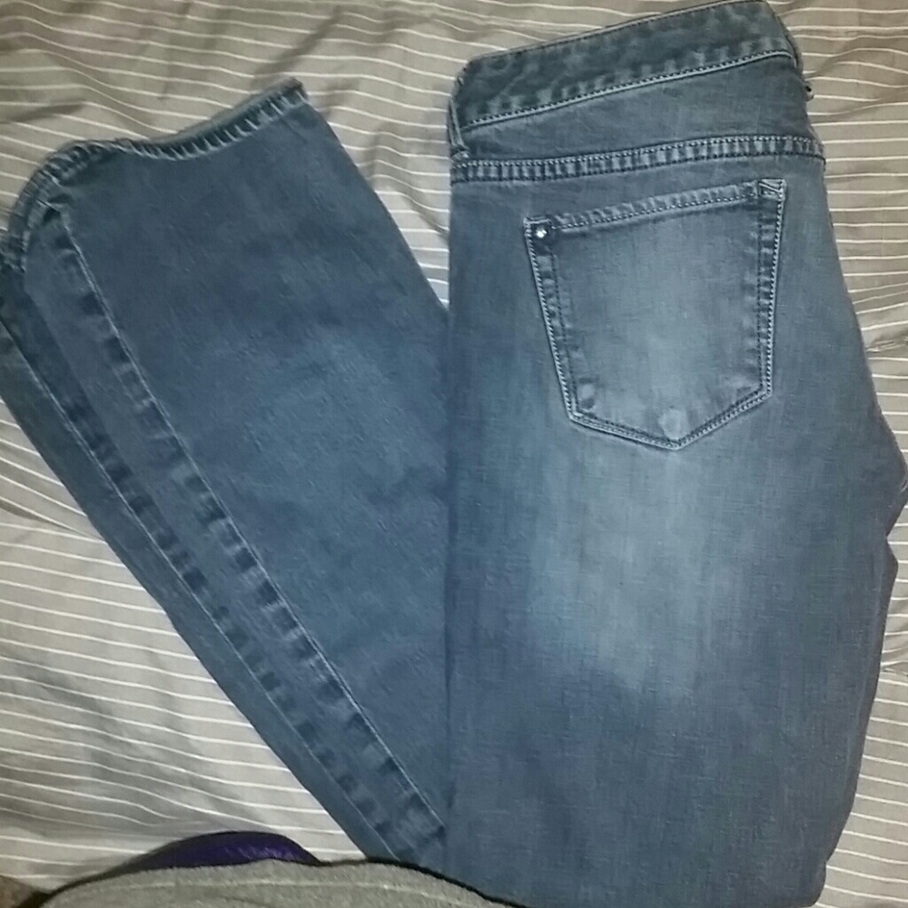 Express Jeans Dark Wash Size 6r Bootcut