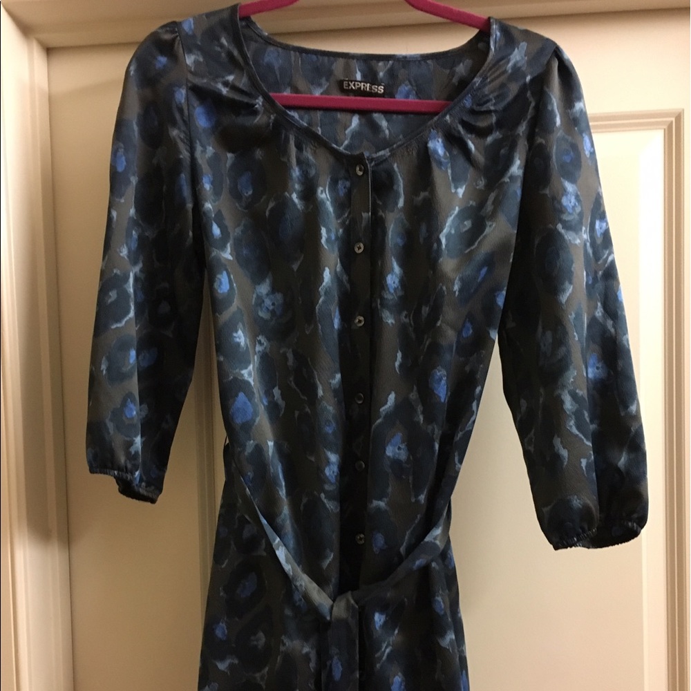 Express Belted Shirt Dress (Sz S)