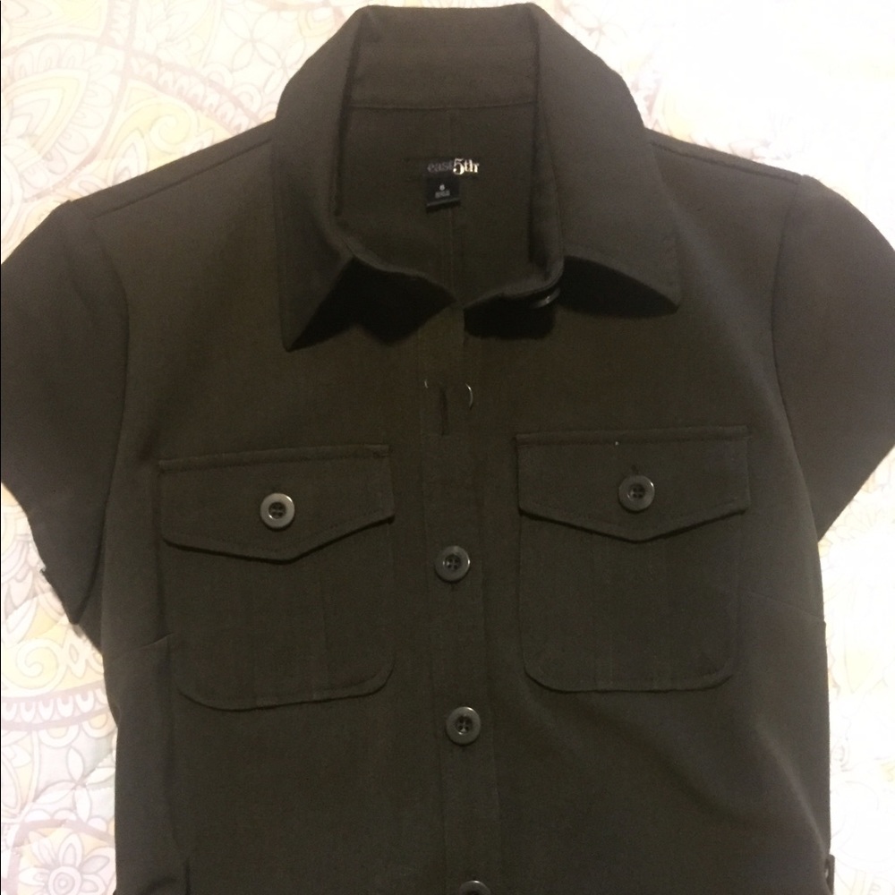 East 5th button up dress