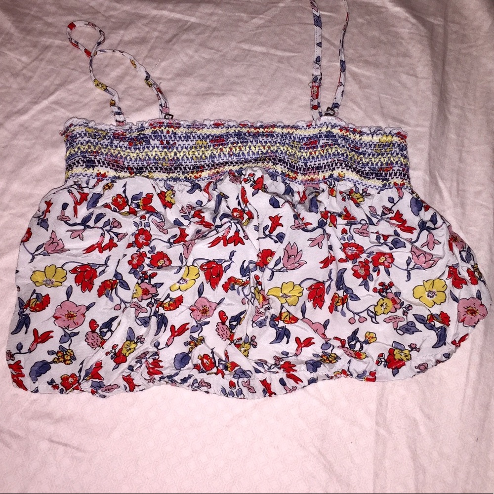 Floral crop top
