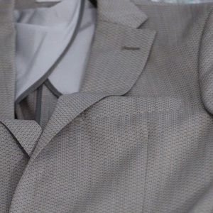 Zara mens tailored gray blazer sport coat size 38