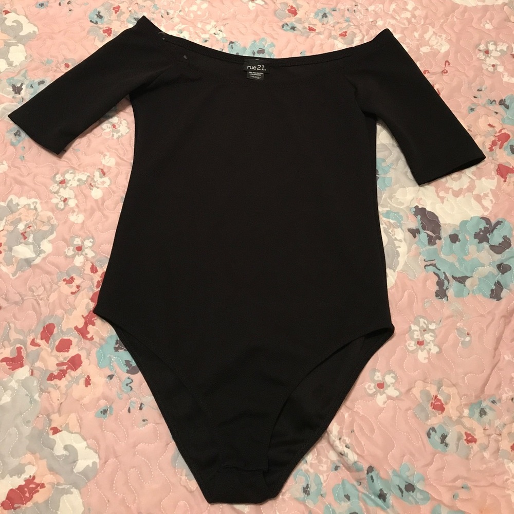 Off the shoulder bodysuit