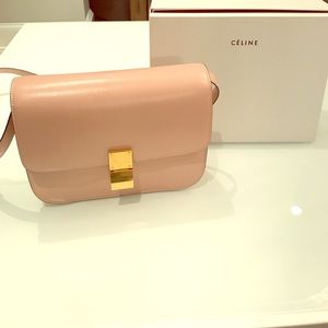 NEW - Celine Medium Classic Box Bag - Blush