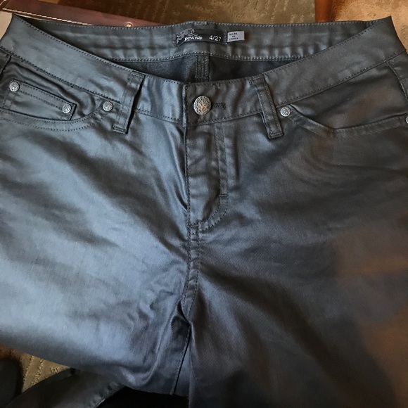 NWOT Prana Jett coated waxed jeans - Picture 2 of 8